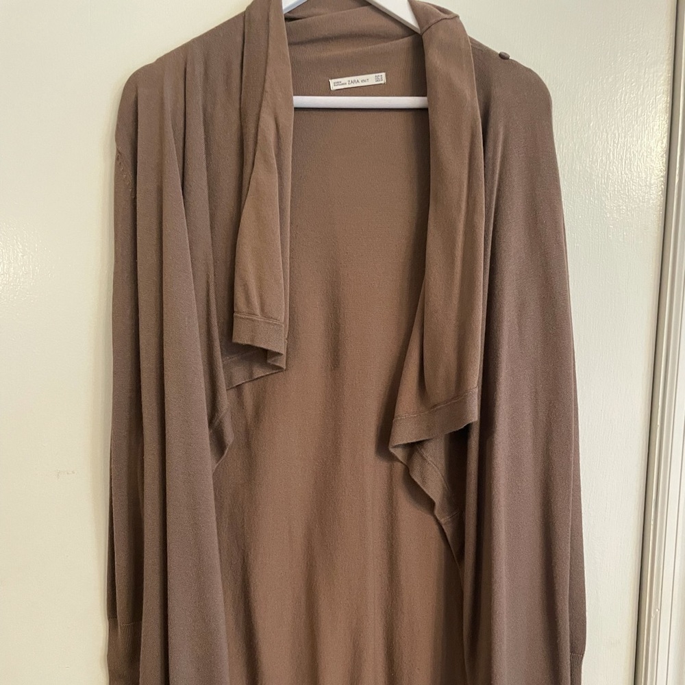 Zara drape cardigan
